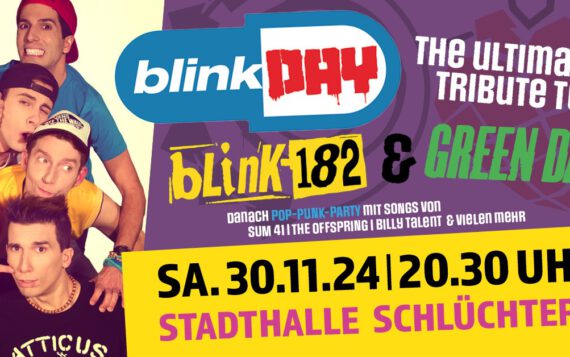 BLINK DAY – The Ultimate Tribute To GREEN DAY & BLINK-182
