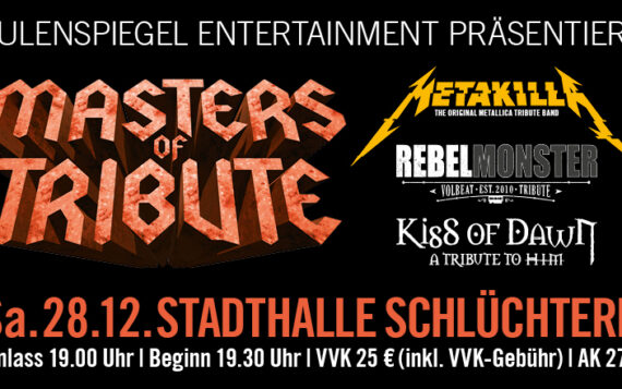 MASTERS OF TRIBUTE – A Tribute To HIM – METALLICA – VOLBEAT